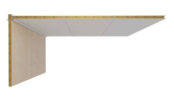DRShipe Europe B-15 ceiling panel  closed Galv/PVC 30mm for marine accommodation